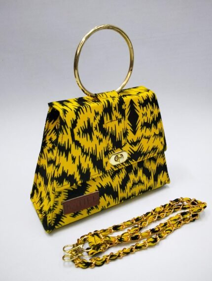 Ankara Trapezoid Bag