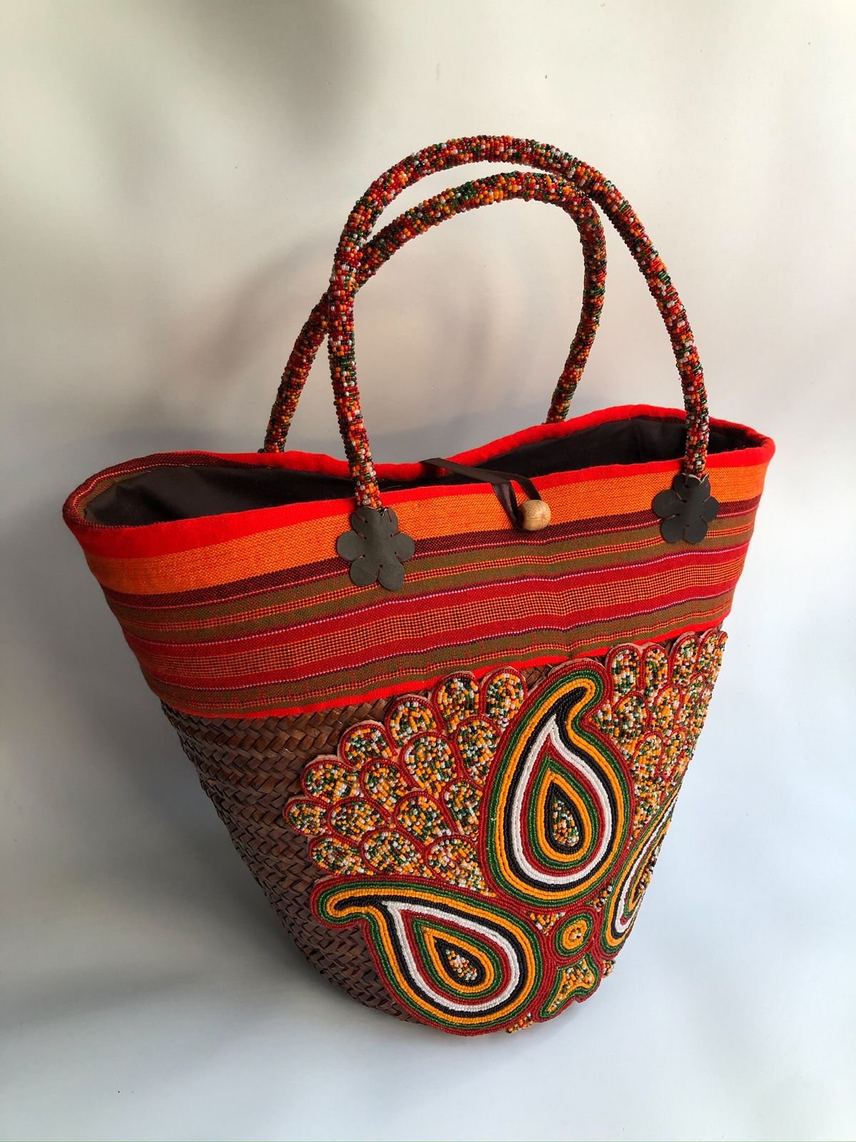 basket-makuti-orange-brown-01.jpg Makuti Basket - Image 1